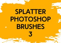 Splatter Photoshop Brushes 3