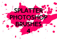 Splatter Photoshop Brushes 4