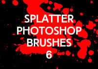 Splatter Photoshop Brushes 6