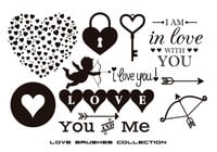 Assorted Love Brushes Collection