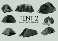 Free Tent Photoshop Brushes 2