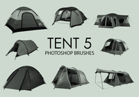 Free Tent Photoshop Brushes 5