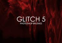 Free Glitch Photoshop Brushes 5