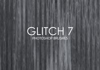 Gratuit Glitch Photoshop Brushes 7