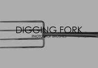 Digging Fork Photoshop Brushes