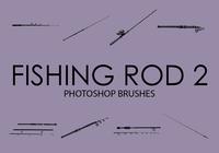 Free Fishing Rod Pinceles para Photoshop 2