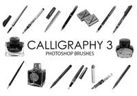 Calligraphy Tools Photoshop Brushes 3