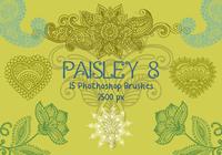 pinceles paisley photoshop 8