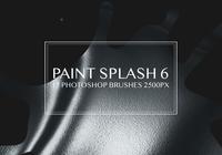 Paint Splash Pinceles para Photoshop 6