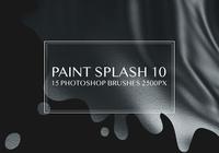 Paint Splash Photoshop Brushes 10