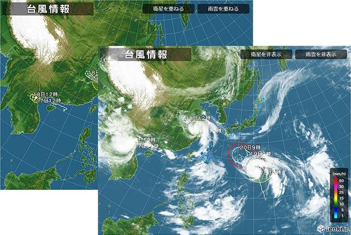 台風画像