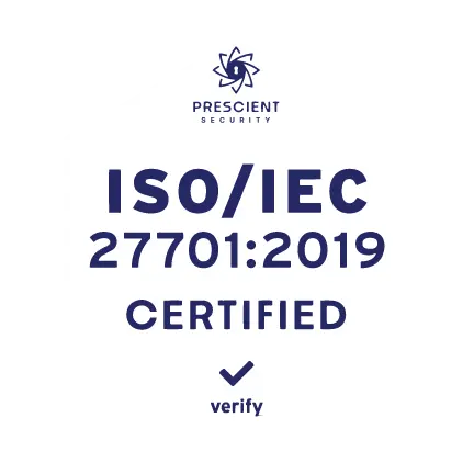 Badge for ISO 27701 Compliance