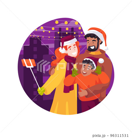 Street decoration isolated cartoon vector illustration. 96311531