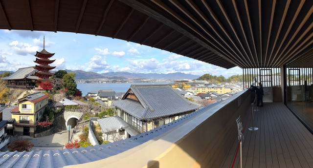 etto宮島交流館（宮島まちづくり交流センター）展望室からの風景3