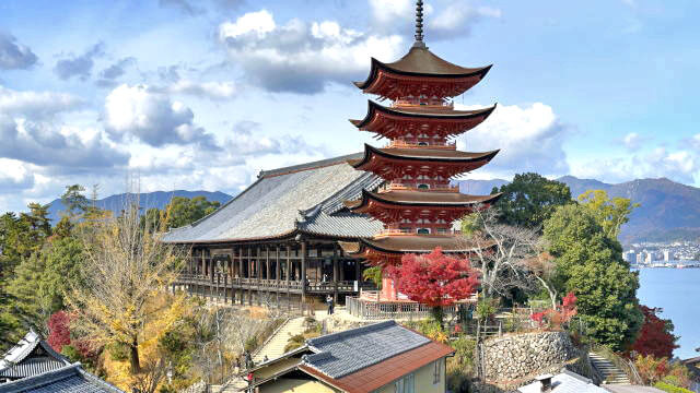 etto宮島交流館（宮島まちづくり交流センター）展望室から見える風景