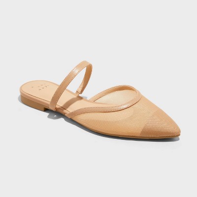 Women's Vienna Mesh Mule Flats - A New Day™