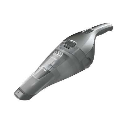 BLACK+DECKER Compact Lithium Handheld Vacuum - Gray HNVC220BCZ01: Cordless Dustbuster, Portable Car Vacuum, Rechargeable