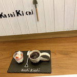 Kashi Kichi Hoshinomura - 苺ミルクプリン２８０円
                        コーヒー ４００円