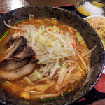 Rinka Rou - みそラーメン + 小チャーハン 750円