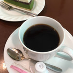 ひろば - 抹茶のチーズケーキセット