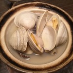 魚三昧 ことぶきや - 白ハマグリとアサリ酒蒸し