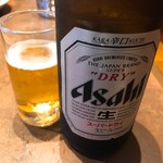 Honkaku Yakiniku Korean Katei Ryori Kuishinbo Fukuyama Kasuga Ten - 瓶ビール