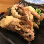 しまづ者 - イカ下足の揚げ物