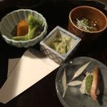 Obanzai Sake Den - 懐紙がある隙間には