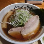 Rishiri Ramen Miraku Shin Yokohama Ramen Hakubutsukan Ten - ミニ焼き醤油スペシャル