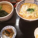 Maruya - 安定のカツ丼セット・・。