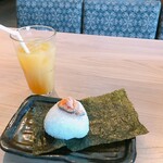 Hokkaido Gourmet Dining Hokkaido Yokohama Sky Building Ten - オレンジジュース/鮭おにぎり