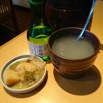 Maruya - 蕎麦焼酎の蕎麦湯割り