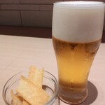 イタリアンダイニングDONA - 夏の感謝フェアメニューから生ビールはモルツ480円が380円(税抜き:以下同)
            withフライドパスタはサービス