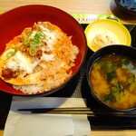 Matsuya Kiyose Ten - 得朝親子ささみかつ丼［390円］