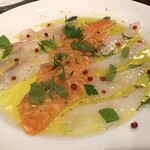 Yotsuya Spain Bar Obura - 鮮魚のカルパッチョ盛り合わせ