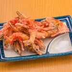 Small Shrimp with Red Pickled Ginger Fry