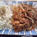 やきとん 串魂 - 豚生姜焼き定食 700円(税込)(2021年3月14日撮影)