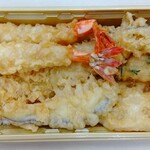 銀座 ハゲ天 - 天ぷら弁当(大海老と貝柱天丼) 1,080円 ♪