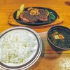 呂辺 - 料理写真:横綱ポーク！ご飯と赤出汁と共に若貴曙以来の巴戦だ！