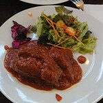 コ・ビアン - 牛肉の赤ワイン煮込みのランチセット