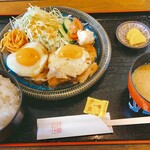 Yoshoku Miyabi - チャーシューエッグ定食　1,300円(税込み)