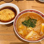 Miyako Hanten - ミニ天津飯 & 四川ラーメン 880円