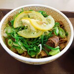 すき家 - ネギ塩レモン牛丼　2021／8／20