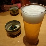 うめむら - ビールと突き出し