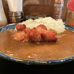 Pon Ya - カレーの大海原に唐揚げ