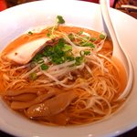 狐狸乃里 - 中華そば５００円（ミニ炒飯or白飯付き）