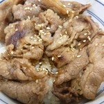 吉野家 - 2013.07牛カルビ丼（380円）のアップ