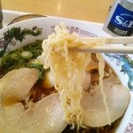 道の駅柳津 - 縮れ細麺