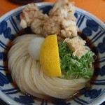 空飛ぶうどん やまぶき家 - 料理写真:とり天ぶっかけ