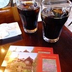 アサヒグループ大山崎山荘美術館 喫茶室 - アイスコーヒー：450円